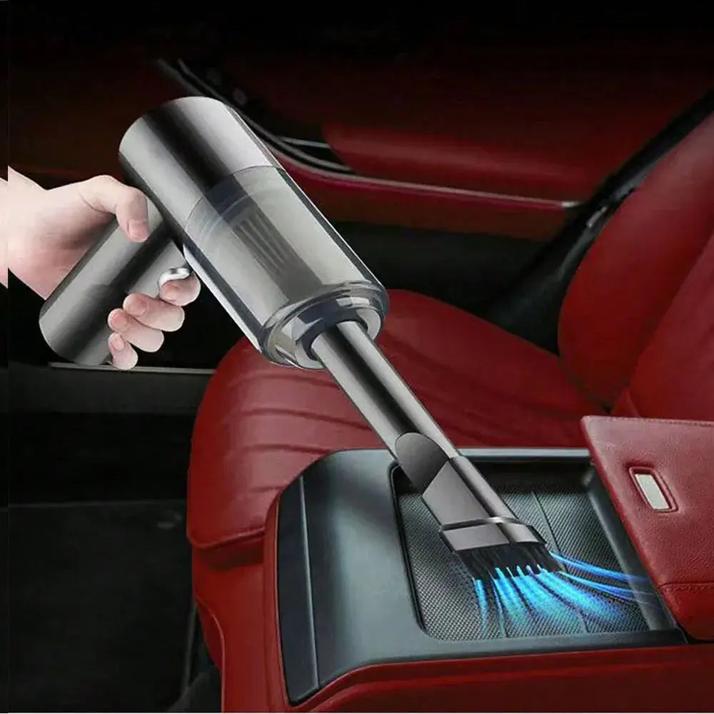 Tech Viral To You Limited 3-in-1 vacuum with integrated suction and blowing functions, shown in use with attachments.