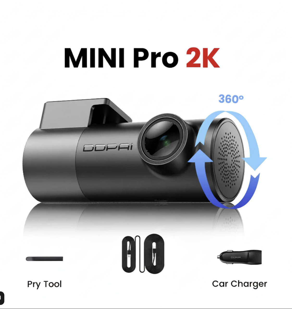 Tech Viral To You Limited DDPAI Mini Pro dash cam with 2K resolution, WiFi, and night vision features.