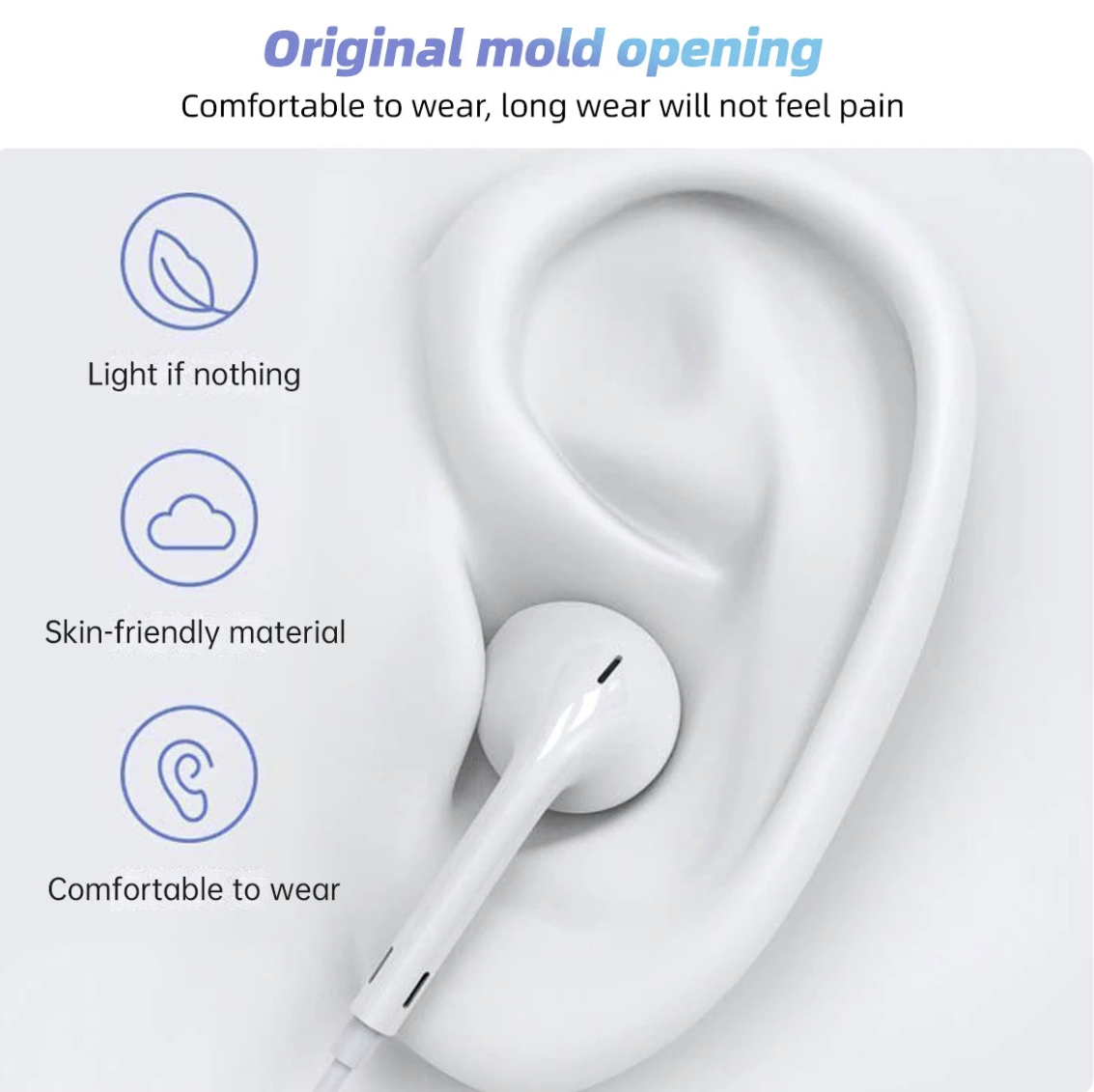 Hi-Fi USB-C wired earphones by Tech Viral To You Limited with sleek design and crystal clear sound for all devices.