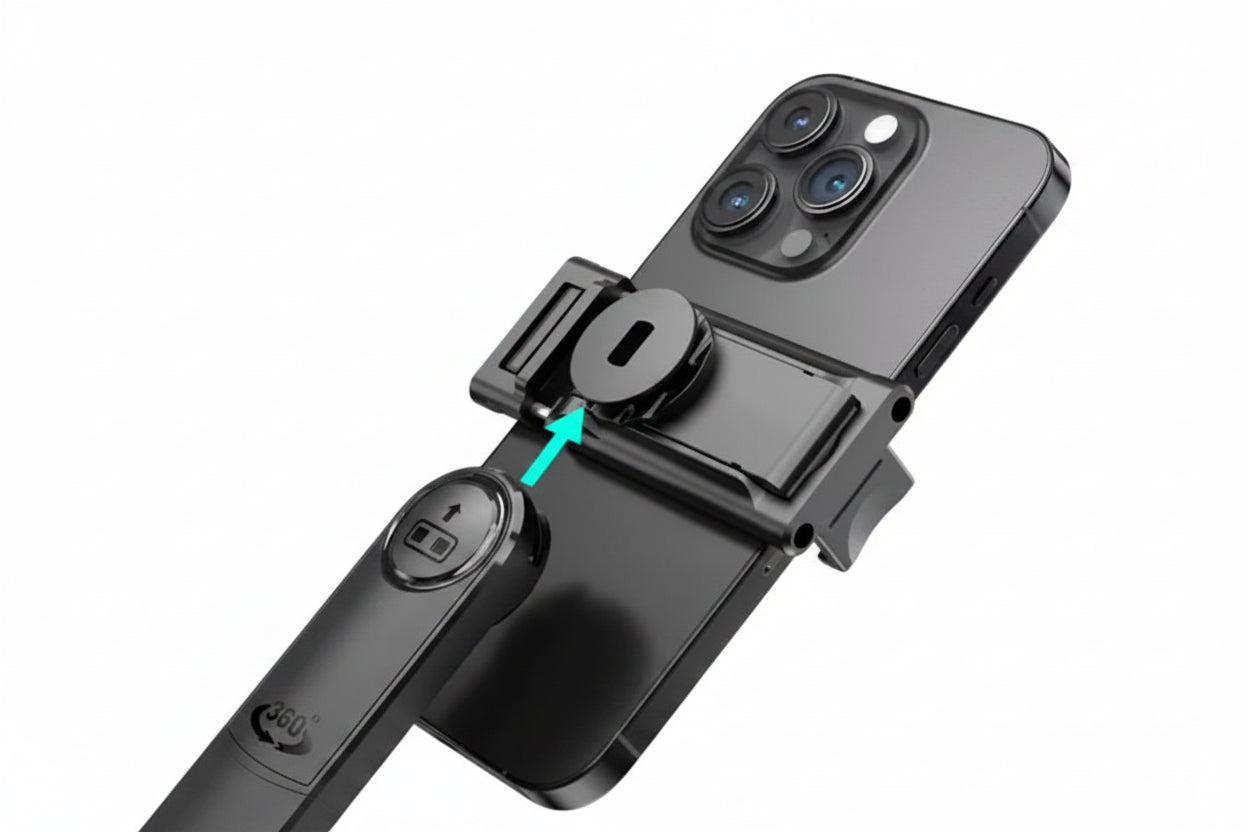 5-in-1 selfie tripod gimbal with 360° auto face tracking for smartphones, camera accessory from Shop1105233629 Store.
