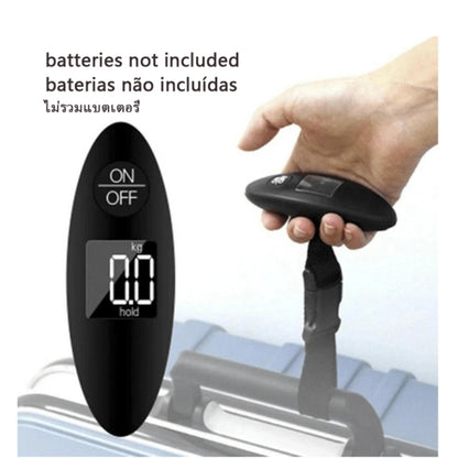DIDA BEAR portable luggage scale with backlit display, measuring up to 88lb, used for travel to weigh bags accurately.