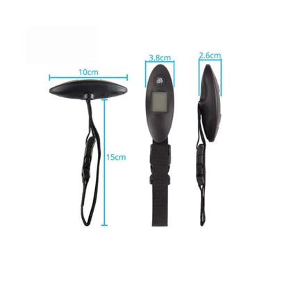 DIDA BEAR portable luggage scale with backlit display, measuring up to 88 pounds, ideal for travel accessories and luggage weighing