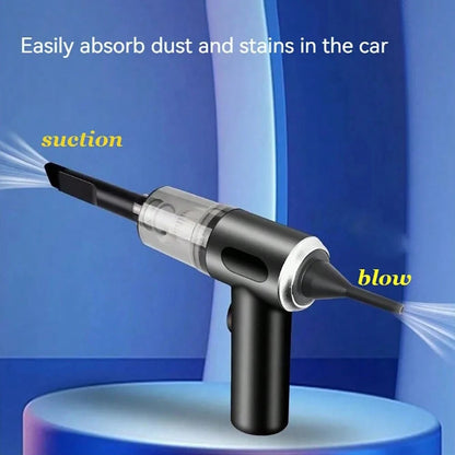 Tech Viral To You Limited 3-in-1 vacuum with integrated suction and blowing functions, shown with attachments and controls.