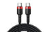 Baseus 100W USB-C fast charging cable with durable design for quick data transfer and charging.