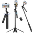 Tech Viral To You Limited 71-inch auto face tracking tripod with smartphone holder, featuring adjustable height and smart tracking technology.