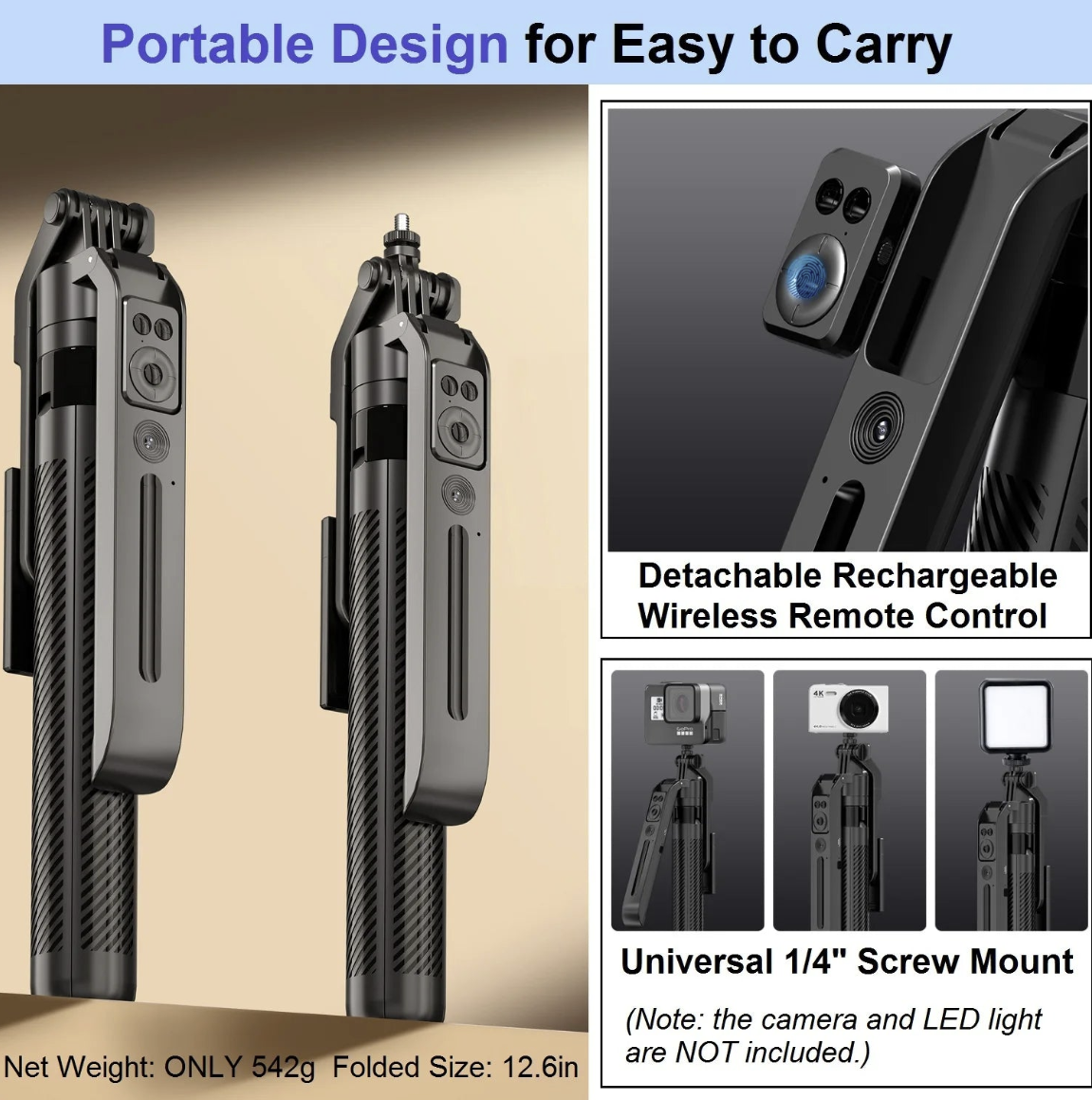 Tech Viral To You Limited 71-inch auto face tracking tripod with smartphone holder, adjustable height and smart tracking features.