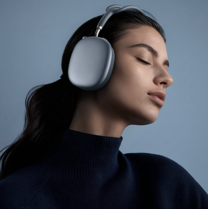 HOCO W65 ANC over-ear wireless headphones with Hi-Fi sound, black design, and cushioned ear cups for comfortable listening.