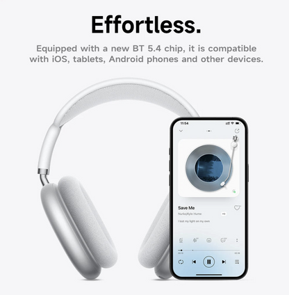Over-ear HOCO W65 ANC wireless headphones by Tech Viral To You Limited with Hi-Fi sound, shown in a sleek black design.
