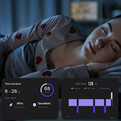 Tech Viral To You Limited COLMI R09 smart ring showing digital display with health, sleep, and body temperature monitoring features.