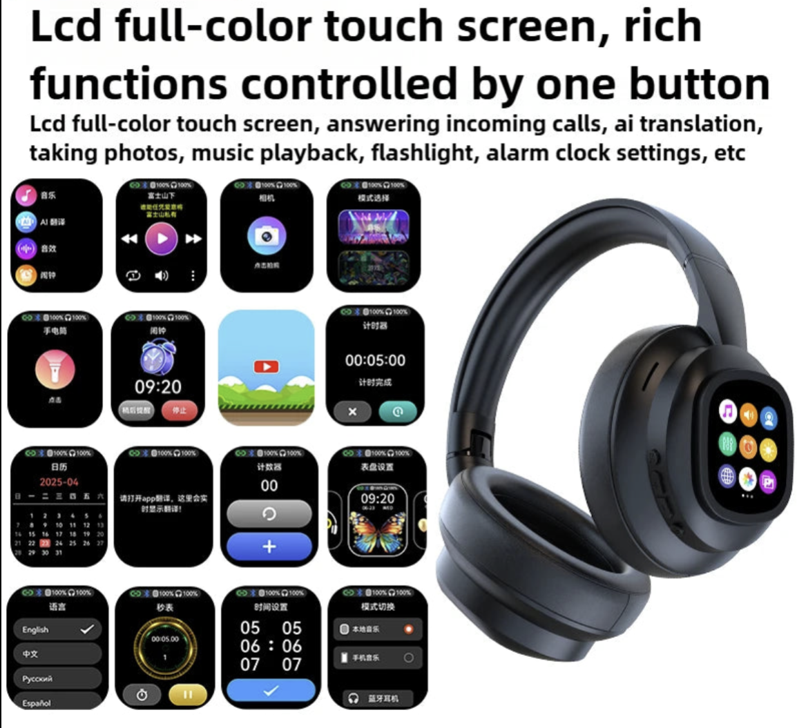 HYUNDAI X1PRO AI Earphones by Tech Viral To You Limited, wireless headphones with 100+ language translation feature.