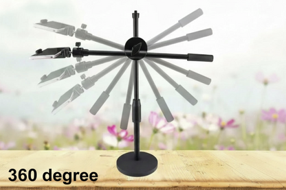 Tech Viral To You Limited 360° overhead ring light for phones, ideal for desktop live streaming and flat-lay photography.