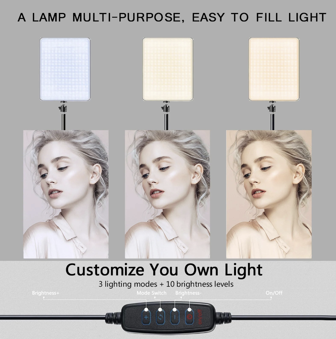 Tech Viral To You Limited LED ring light kit with tripod for conference and photography lighting setup.