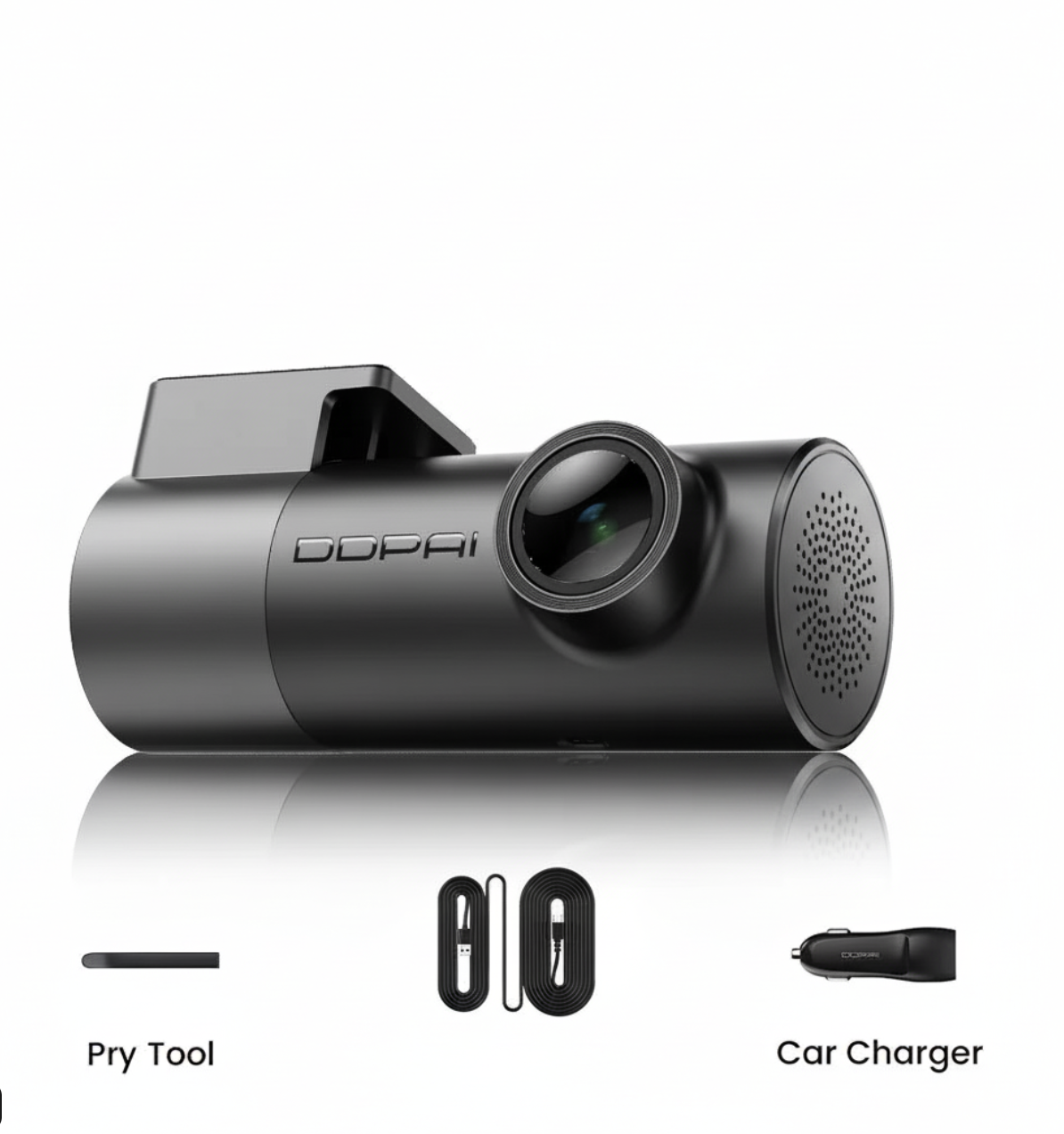 Tech Viral To You Limited DDPAI Mini Pro Dash Cam with 2K WiFi night vision and compact design for vehicle recording.