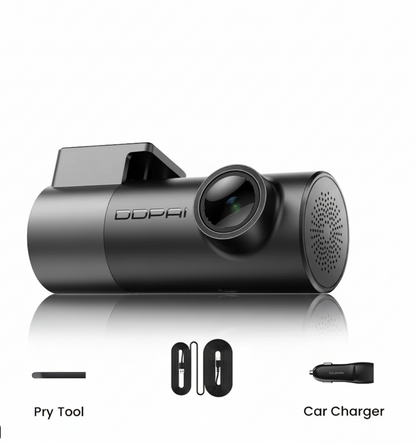 Tech Viral To You Limited DDPAI Mini Pro Dash Cam with 2K WiFi night vision and compact design for vehicle recording.