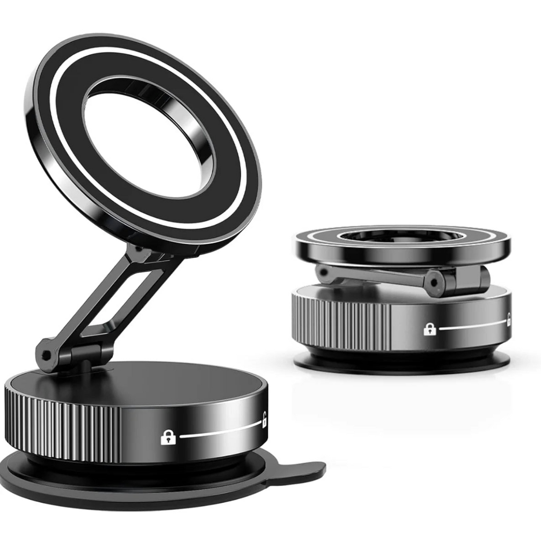 MagSafe car phone mount with 360° magnetic suction holder, compatible with smartphones, by Tech Viral To You Limited.