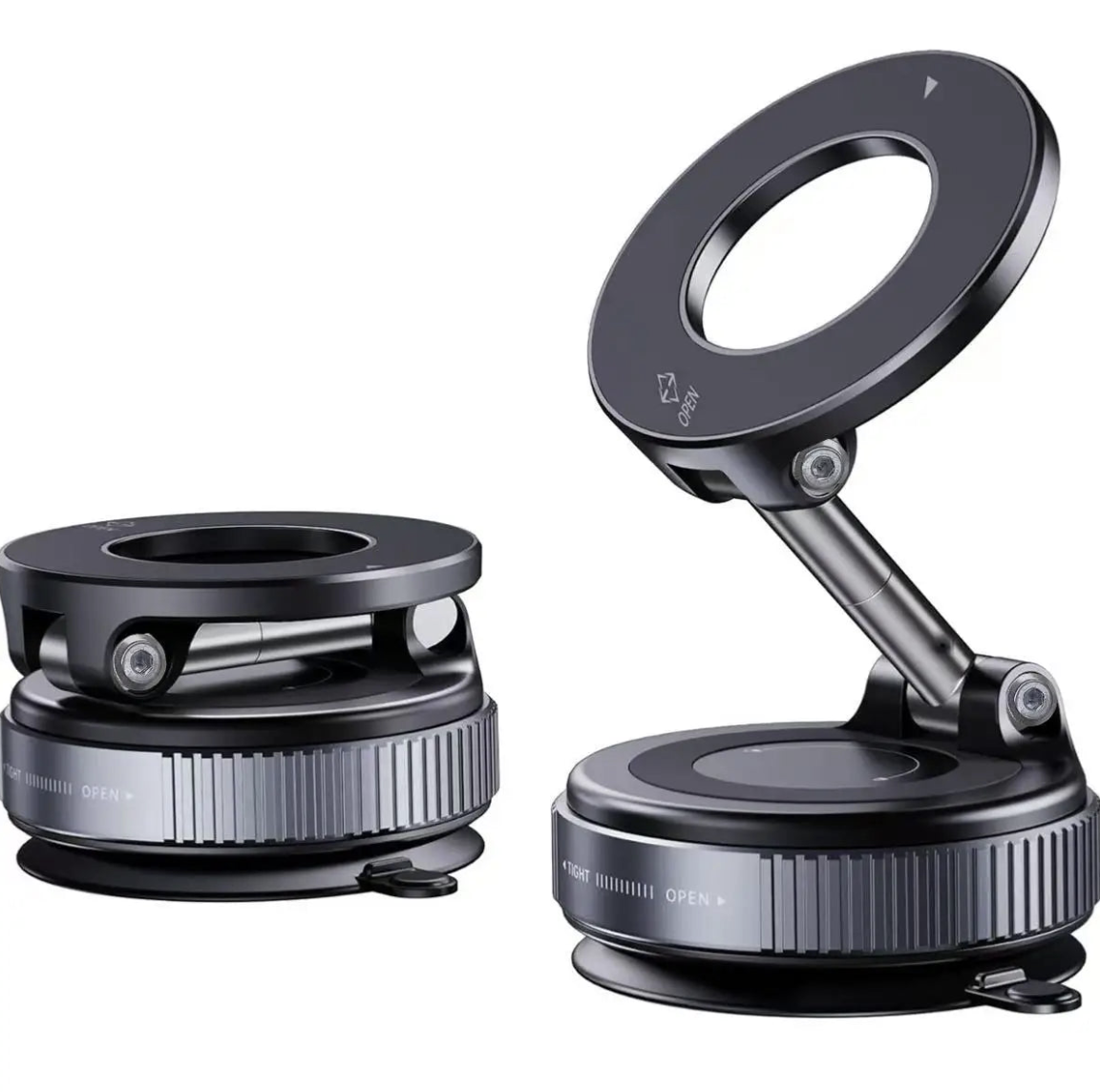 MagSafe car phone mount with 360° magnetic suction holder, compatible with iPhone and other smartphones, by Tech Viral To You Limited.