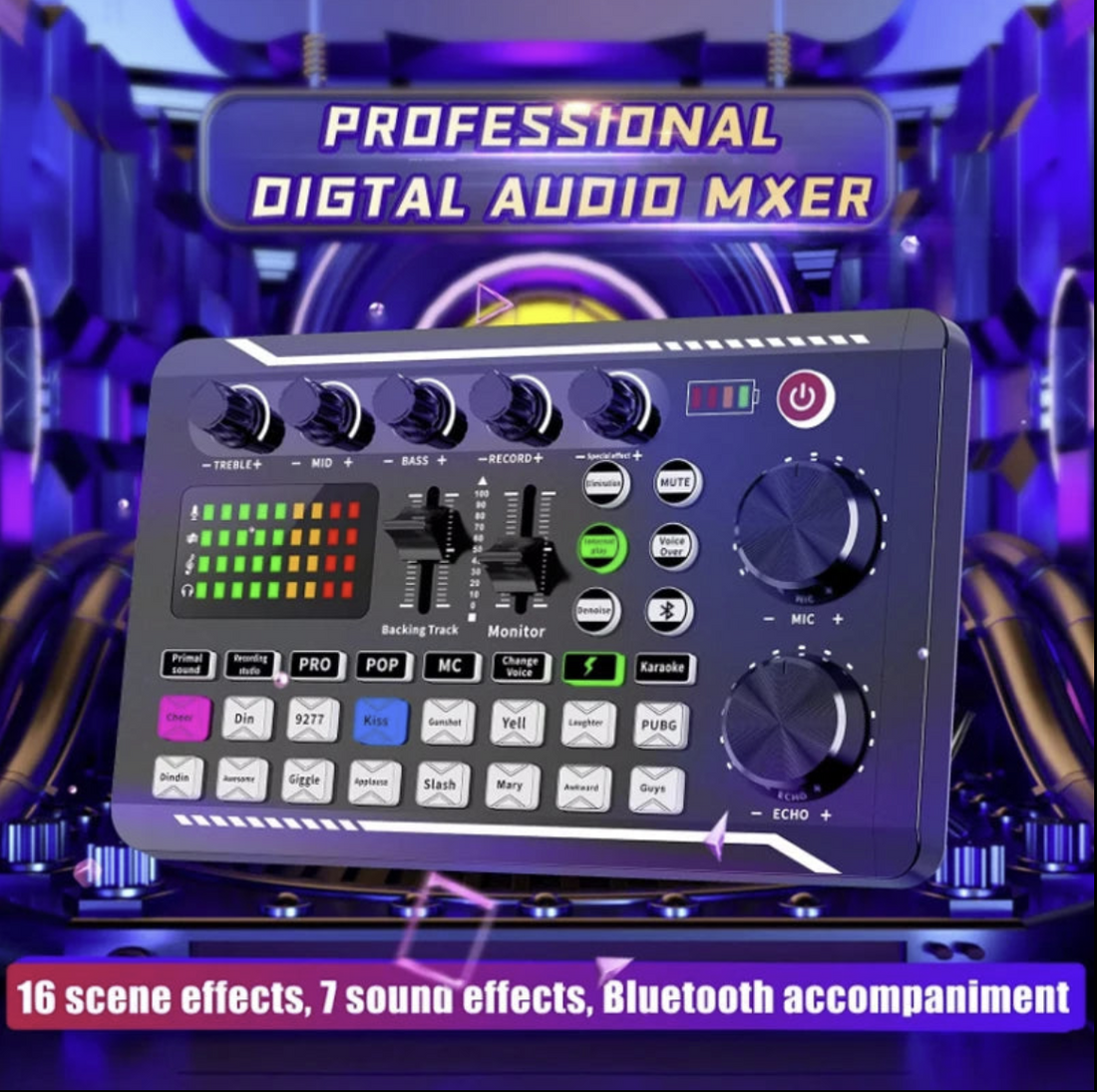 Tech Viral To You Limited podcast live bundle featuring a microphone, sound card, and broadcast equipment for professional audio.
