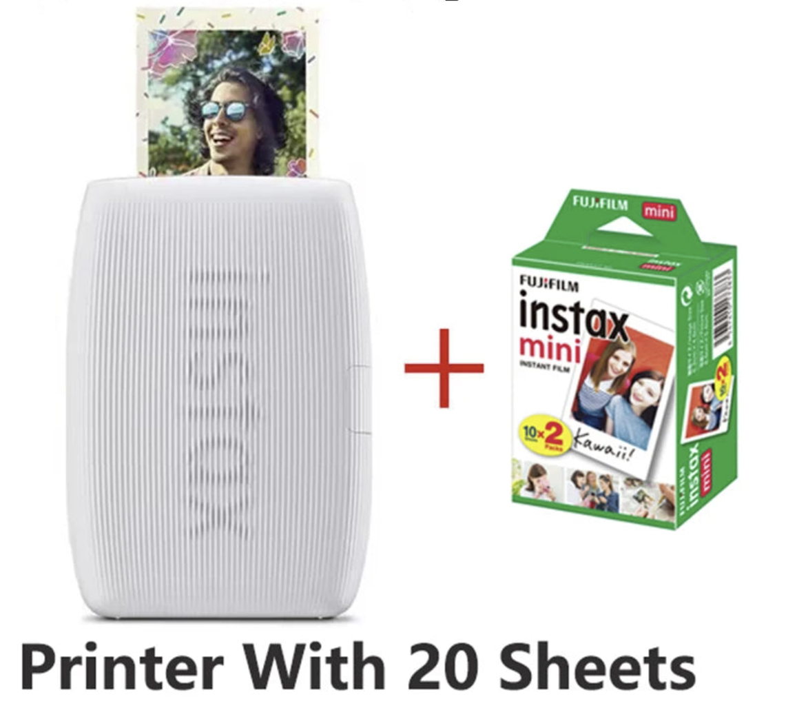 Wireless Mini Photo Printer by Tech Viral To You Limited printing a photo directly from a smartphone. Compact and portable design.