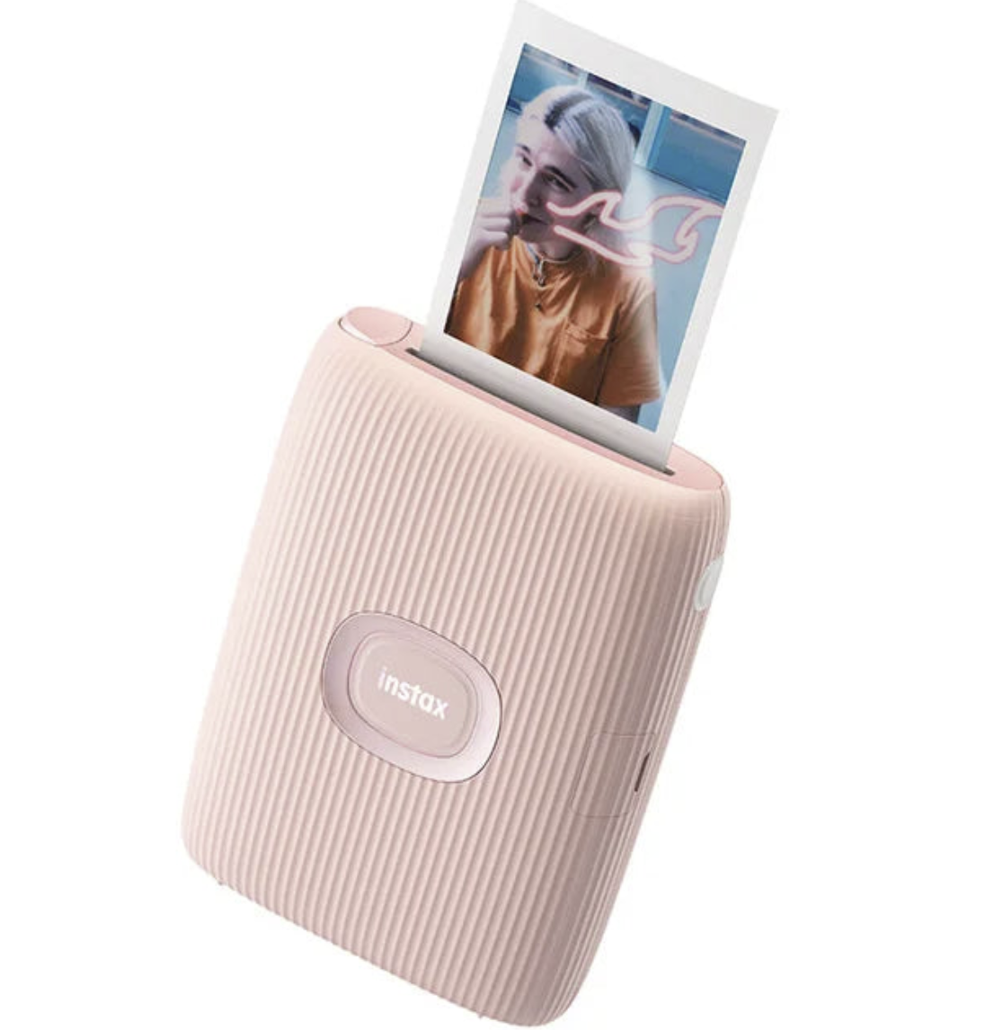 Wireless Mini Photo Printer by Tech Viral To You Limited printing a colorful photo from a smartphone screen.