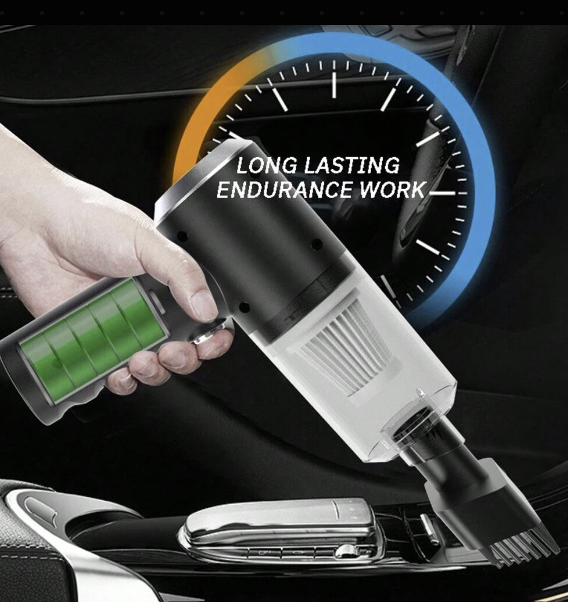 Tech Viral To You Limited 3-in-1 vacuum with integrated suction and blowing functions, shown in a close-up image.