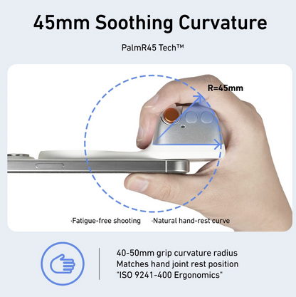Tech Viral To You Limited TELESIN magnetic camera grip and MagSafe phone stand, showcasing a sleek electronic accessory for phones and cameras.