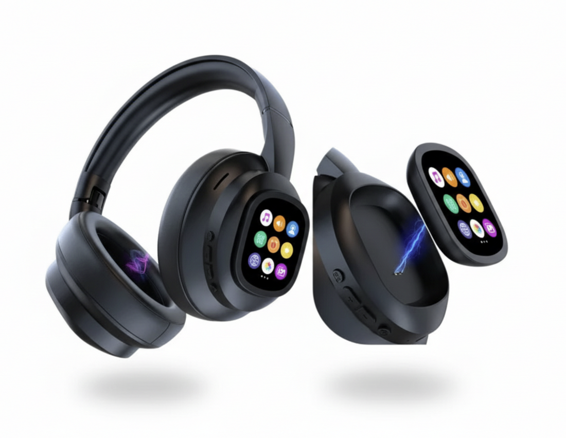 HYUNDAI X1PRO AI Earphones by Tech Viral To You Limited, wireless headphones with 100+ language translation feature, shown on screen.