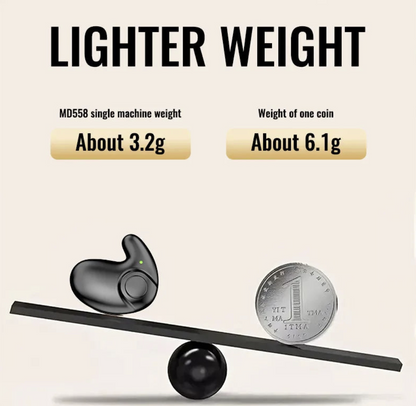 Vicky Xiao 3C Store Bluetooth 5.3 sleep earbuds with TWS design and noise reduction, shown in a sleek, in-ear style.