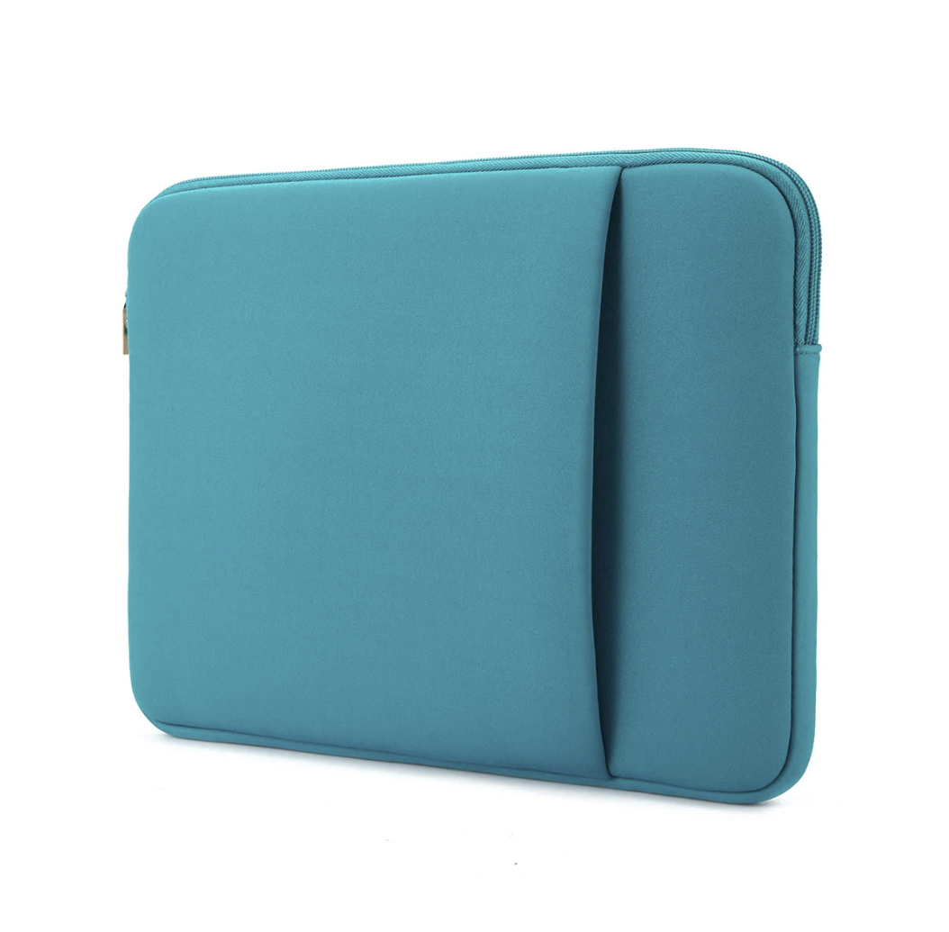 Black premium laptop sleeve from Tech Viral To You Limited, designed for 11 to 17-inch laptops, with a smooth, protective exterior.