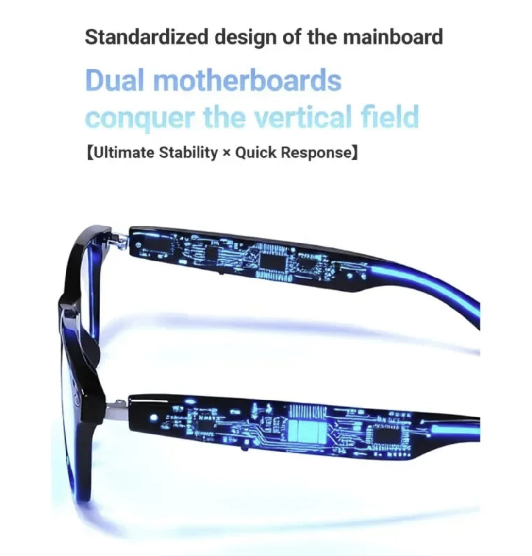 Lenovo AI Smart Glasses by Heavenly Ocean Store with Bluetooth, voice assistant, music, and translation features, ideal for office and travel.