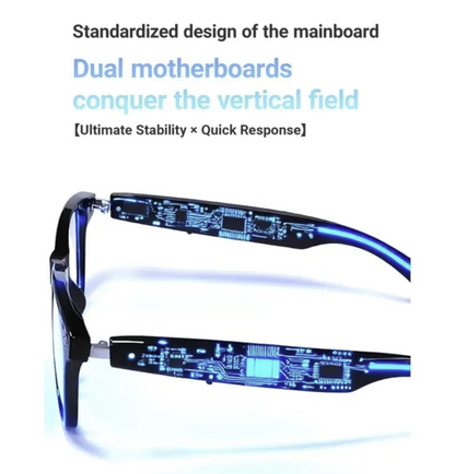 Lenovo AI Smart Glasses by Heavenly Ocean Store with Bluetooth, voice assistant, music, and translation features, ideal for office and travel.