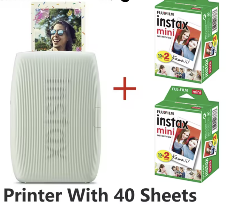 Wireless mini photo printer from Tech Viral To You Limited printing photos instantly from a smartphone.
