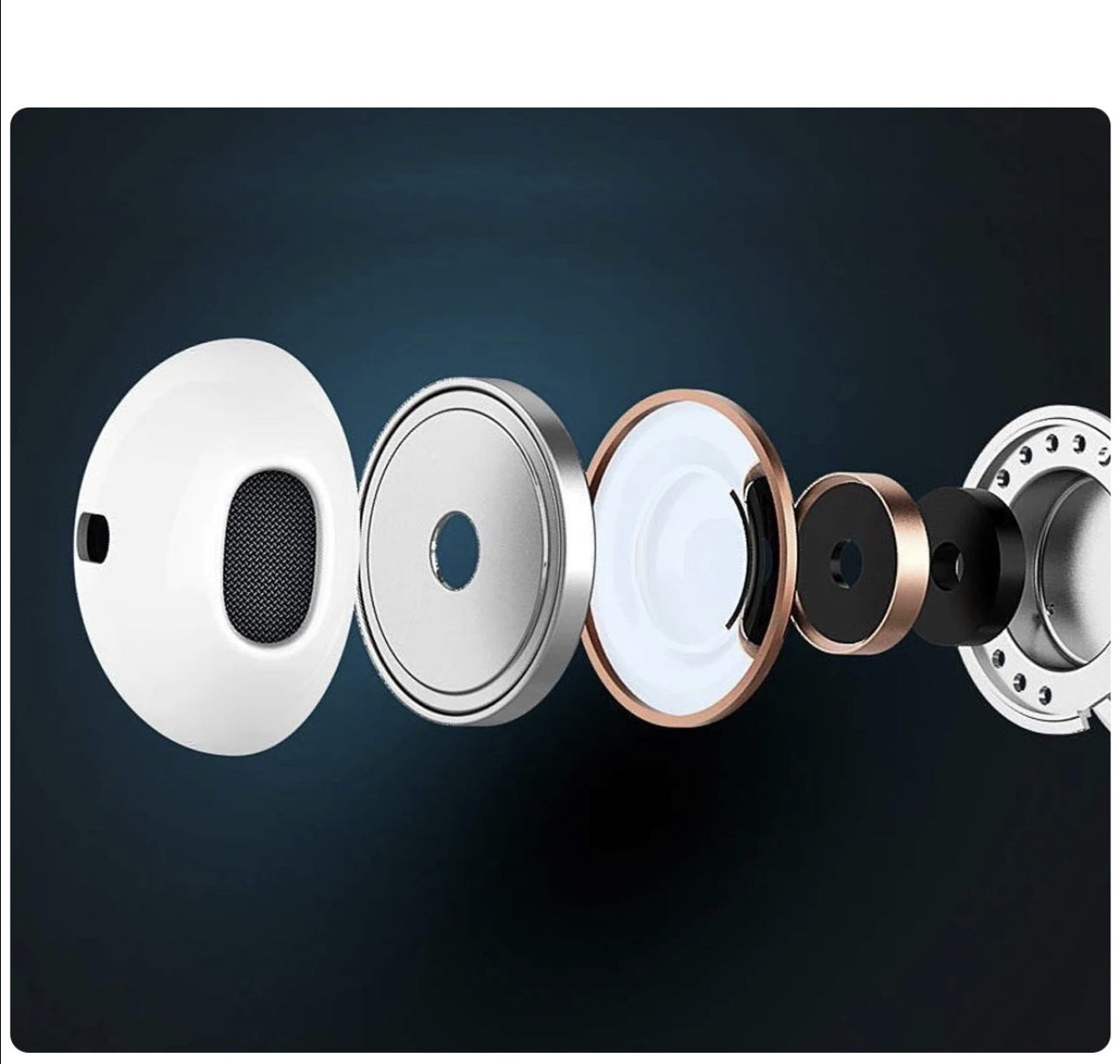 Tech Viral To You Limited Hi-Fi USB-C wired earphones with clear sound, compatible with all devices, shown in the image.