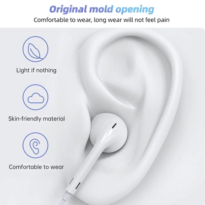 Hi-Fi USB-C wired earphones by Tech Viral To You Limited with sleek design and crystal clear sound for all devices.