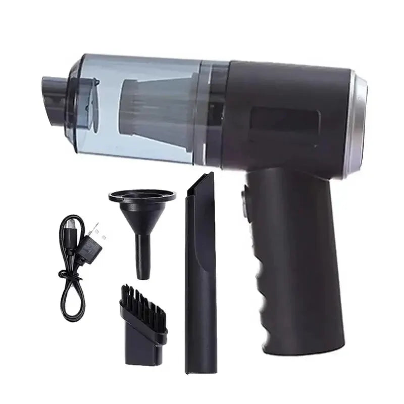 Tech Viral To You Limited 3-in-1 vacuum with integrated suction and blowing functions, showing the versatile device in use.